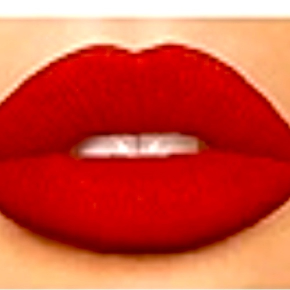 Red cream lipstick